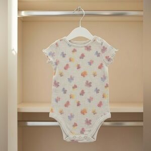 💥 ($1 w/Bundle) - Carter’s Butterfly Print Baby Bodysuit – NWT (Size:12M)